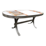 Table basse céramique par Jean Gregorieff
