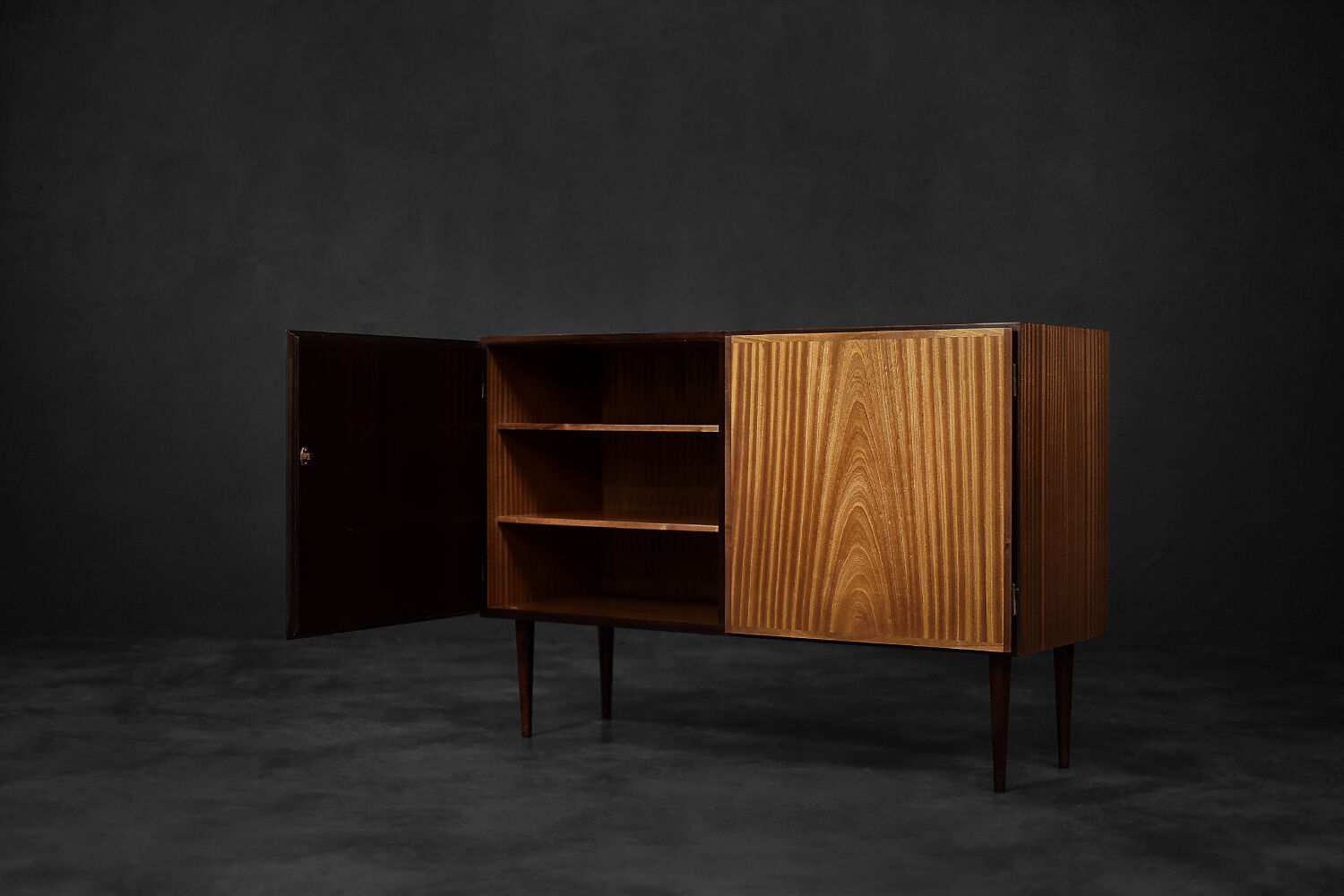 Vintage Mid-Century Scandinavian Modern Mahogany Cabinet Model 4 by Gunni Omann