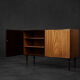 Vintage Mid-Century Scandinavian Modern Mahogany Cabinet Model 4 by Gunni Omann