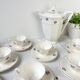 Service à thé vintage en porcelaine fleurie DIGOIN SARREGUEMINES