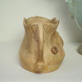Art nouveau planter terracotta bas-reliefs