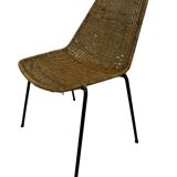 Vintage Rattan Chair Office Chair Gian Franco Legler 1950’S