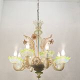Venetian Murano Glass Chandelier 1960’s