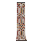 Vintage Turkish hallway rug 81x450 cm