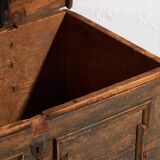 Antique chest with pearl grey patina (c.1900) #28