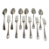 Tableware, six-piece silver-plated cutlery set by SFAM from the early 20th century.