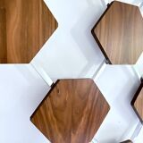 Large Vintage Scandinavian Teak Coat Rack