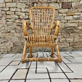Bamboo rocking chair 1950
