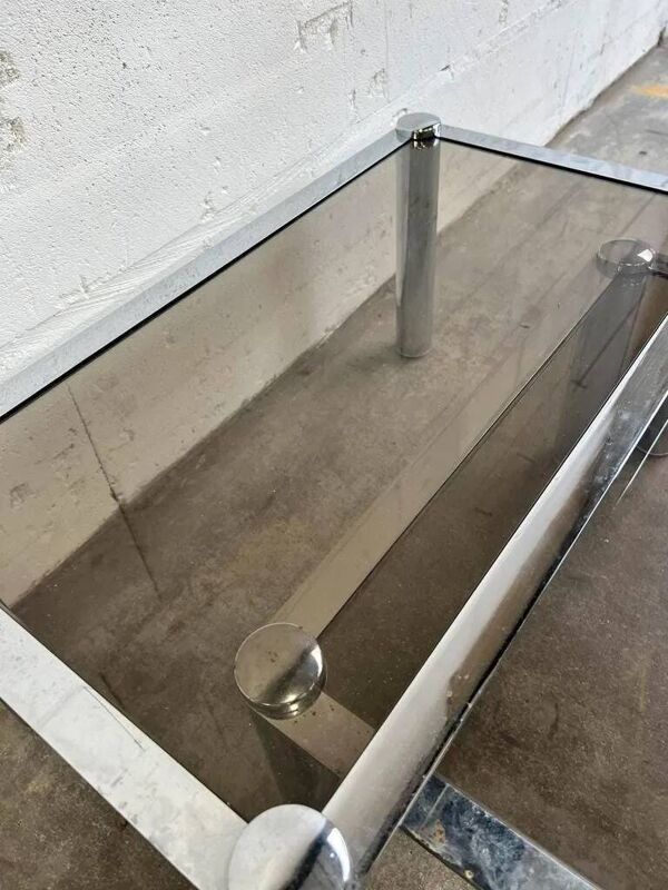 Ensemble de 2 tables gigognes vintage / table basse / tables d'appoint