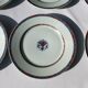 6 Assiettes plates en Porcelaine de Limoges Raynaud Jumièges Vieux Rouen D24,5cm