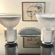 Iguzzini by Massimo Vignelli, table lamp, lucite metal, Italy 1980