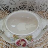 Antique porcelain soup tureen from Naples