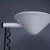 White floor lamp, Italian design from the 70s by Mauro Mazoll