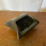 Cendrier ancien Marisa en céramique verte, Italie