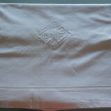 2 Antique flat sheets with JC monogram