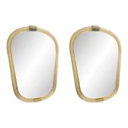 Murano Glass Wall Mirror with "Torciglione" Torchon Detailing, Barovier-Ins