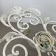 1 of 3 xxl 73cm white Metal Florentiner Theatre wall Light, Italy, 1970s