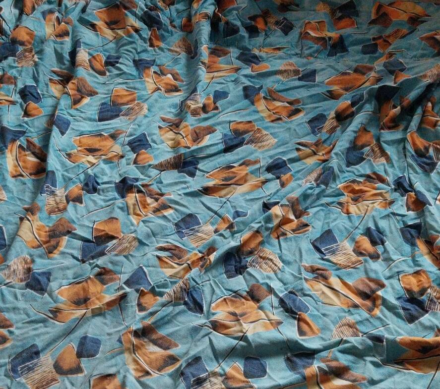 rare vintage bedspread from the 60s-70s France textile Bassora exclusive