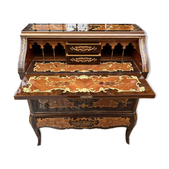 Marquetry desk from the 90s