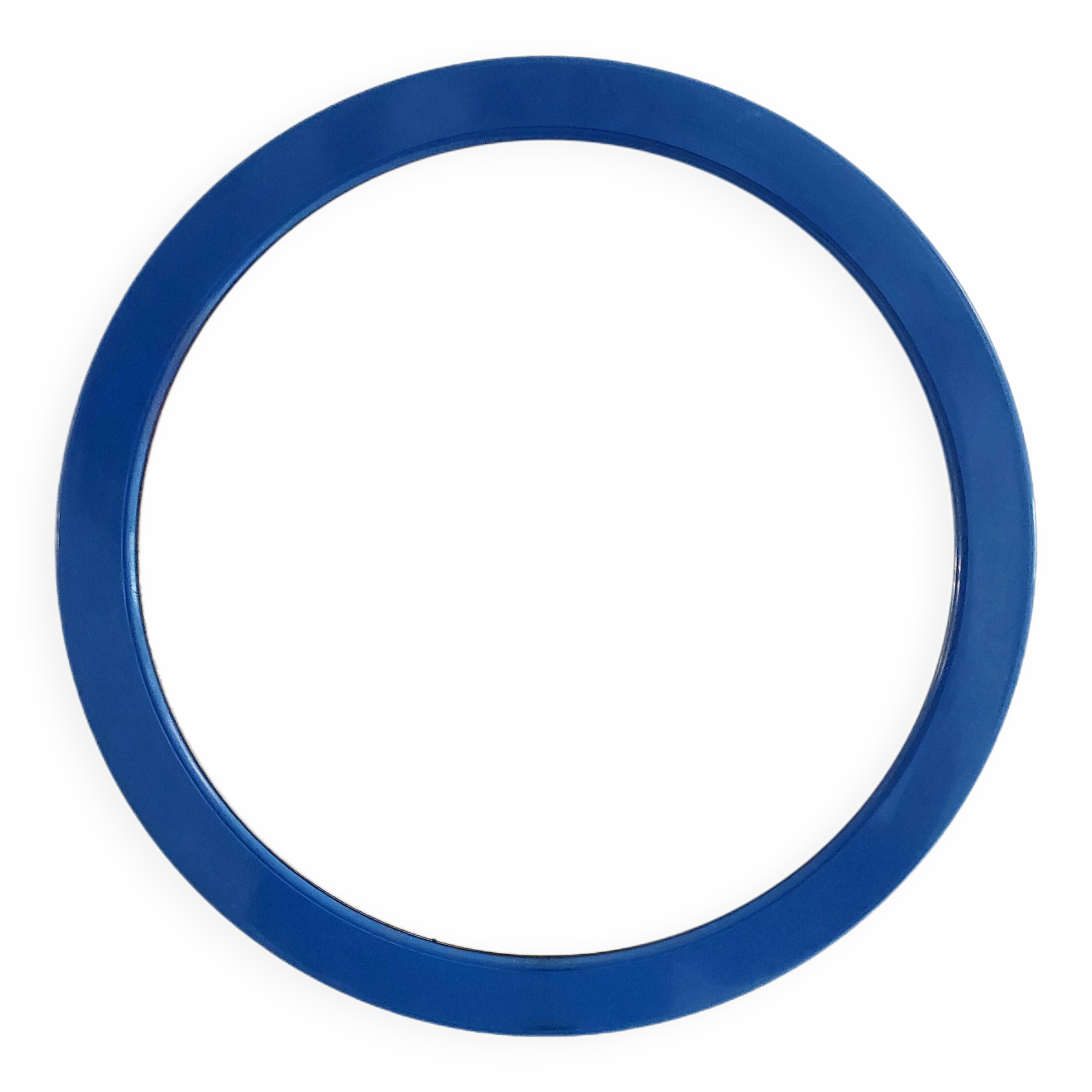Miroir rond bleu, 1970