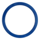 Miroir rond bleu, 1970