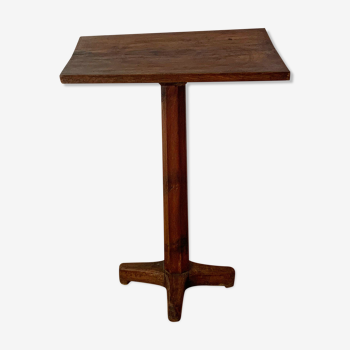 Vintage wooden pedestal table