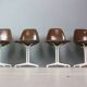 Ensemble de 4 chaises « La Fonda » de Charles & Ray Eames pour Herman Miller, 1960
