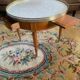 Bouillotte table in Louis XVI style