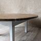Round farmhouse coffee table