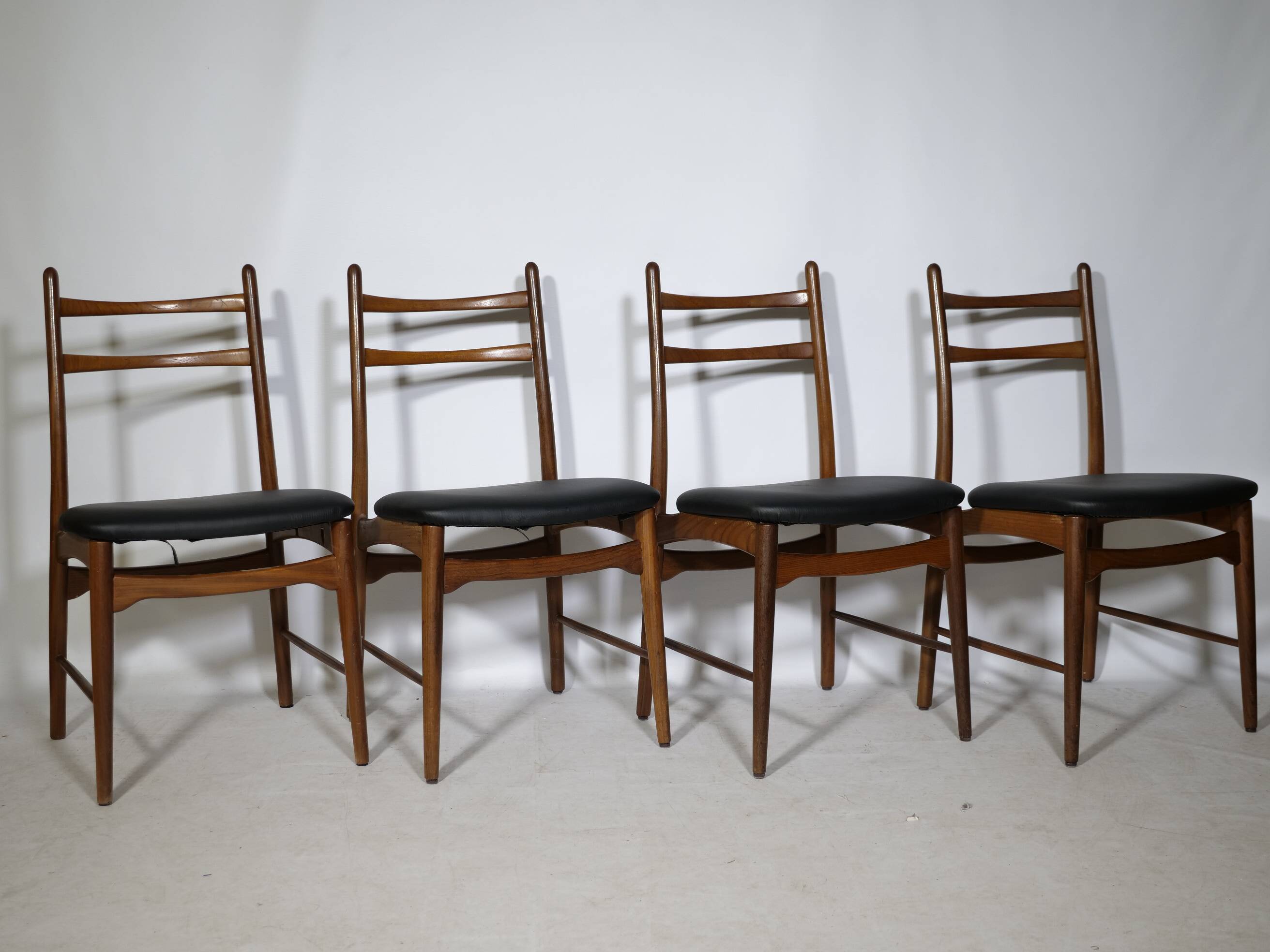 Teak Dining Chairs, Design by Georg Leowald for Wilkhahn, Set of 4, 1960s