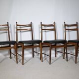 Teak Dining Chairs, Design by Georg Leowald for Wilkhahn, Set of 4, 1960s