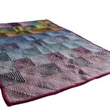 Multicolored blanket