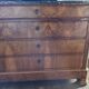 Louis Philippe walnut burl commode