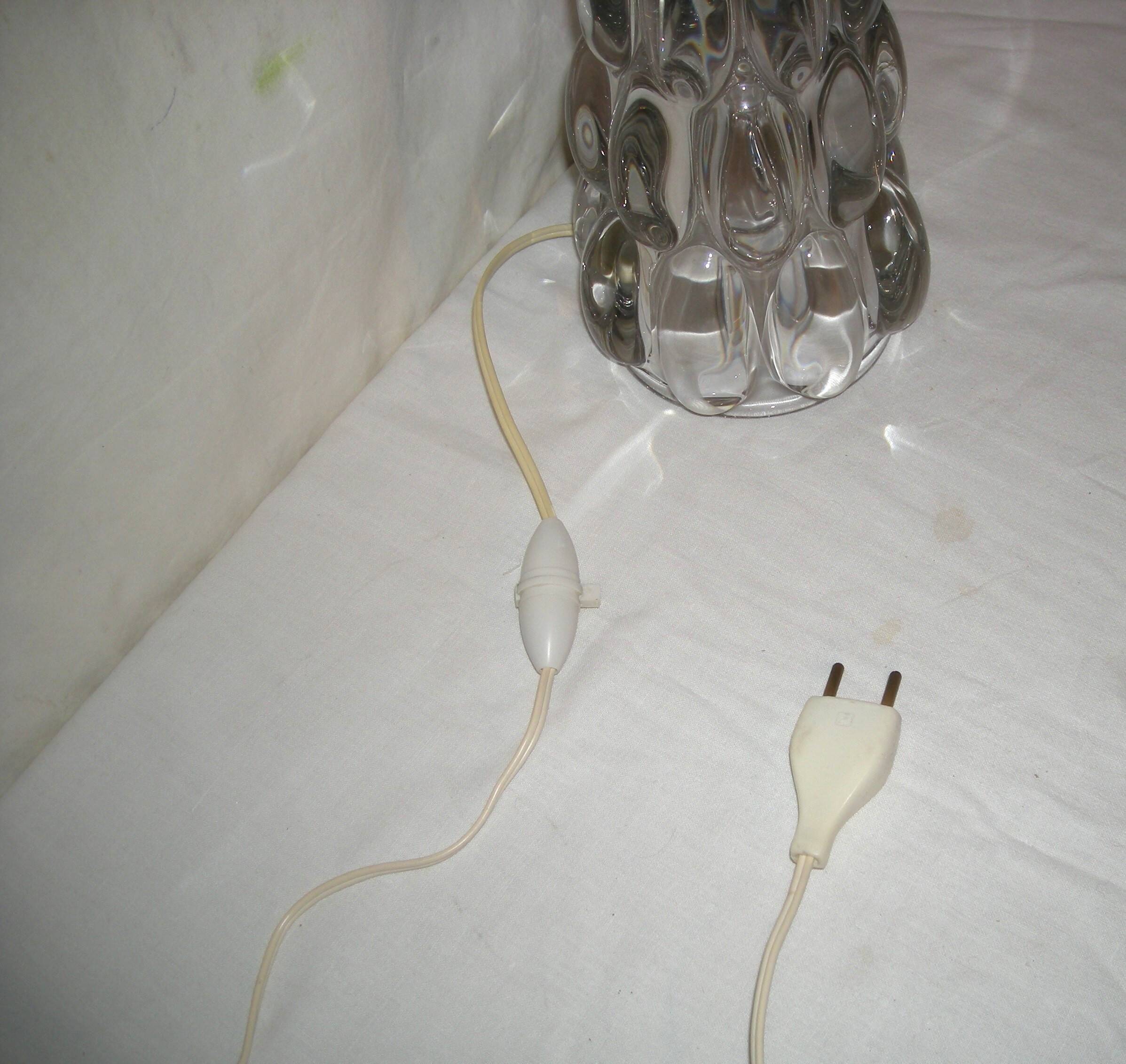 crystal lamp from Sèvres - Etruscan series from the 50s