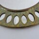 Old round mirror, ethnic, Moroccan, oriental, round brass 70s