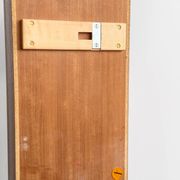 Étagère murale en noyer par Wilhelm Renz pour Walter Wirz, années 1960