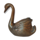 Empty brass swan pocket