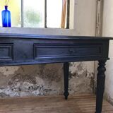 Napoleon Antique blackened wooden desk
