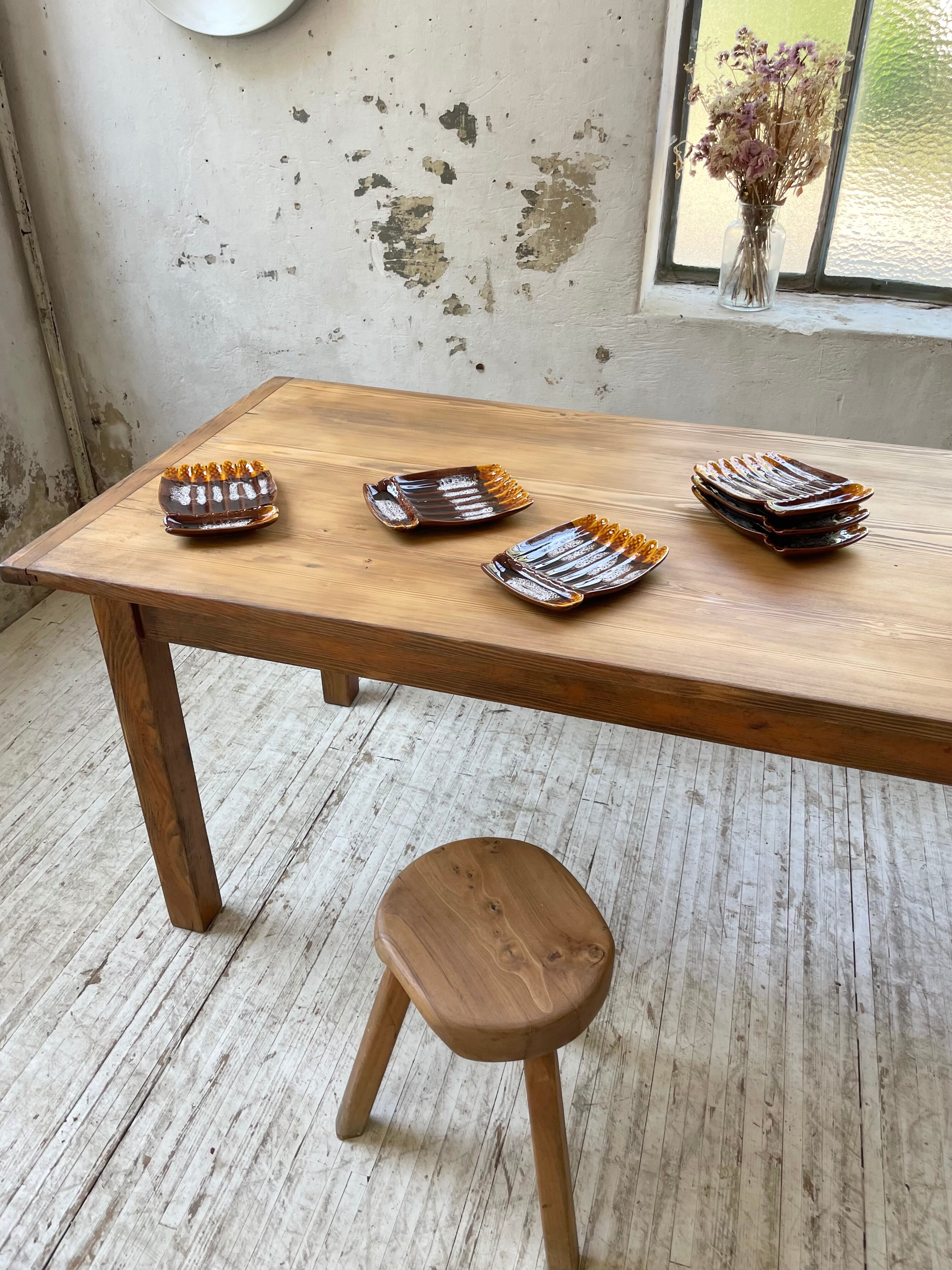 Asparagus plates slurry