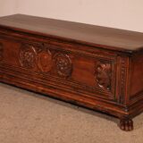 Italian Renaissance walnut chest - circa 1600