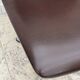 Space Age Swivel Chair Chocolate Brown Skai