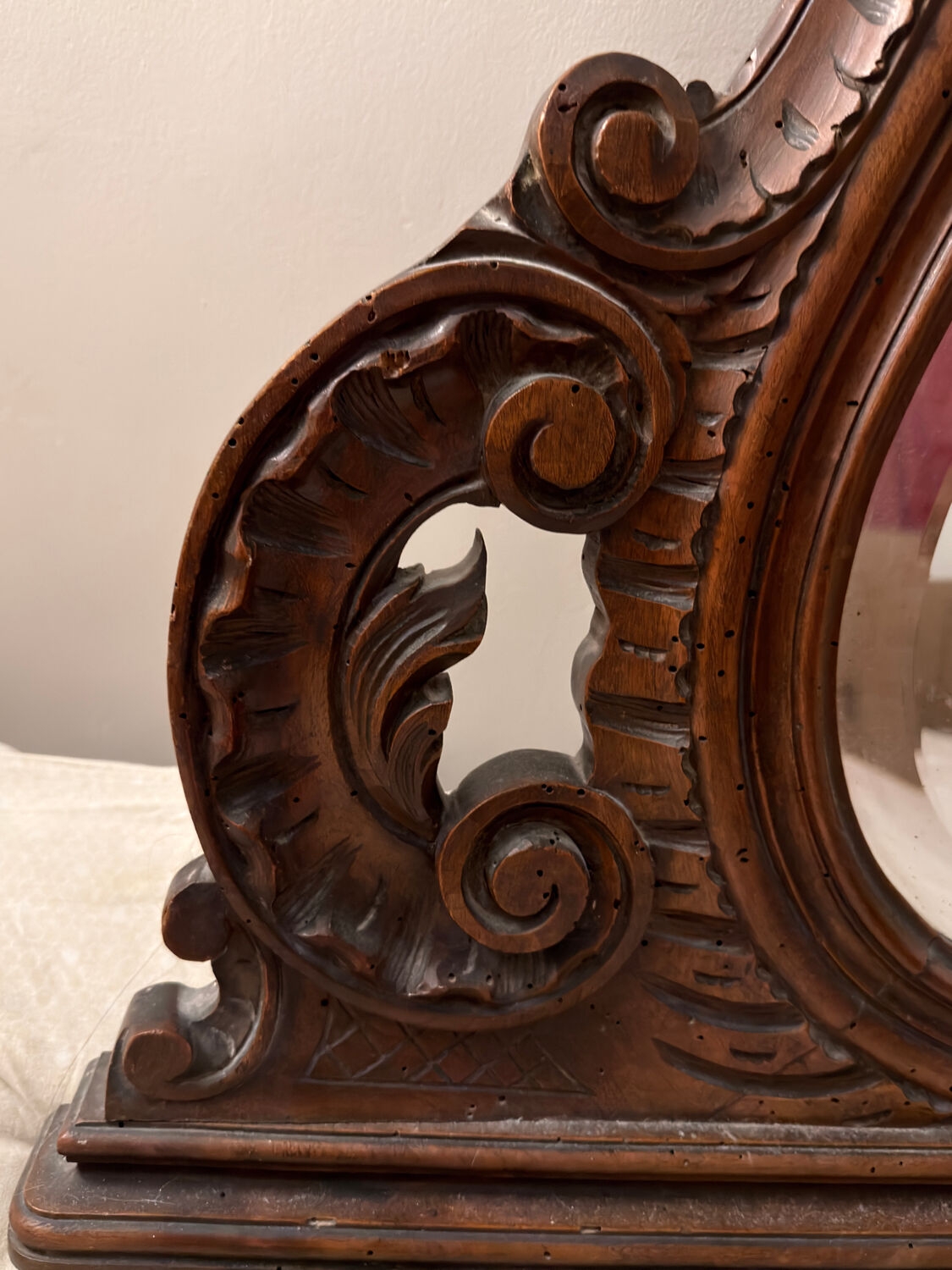 Antique mirror in Louis XV style