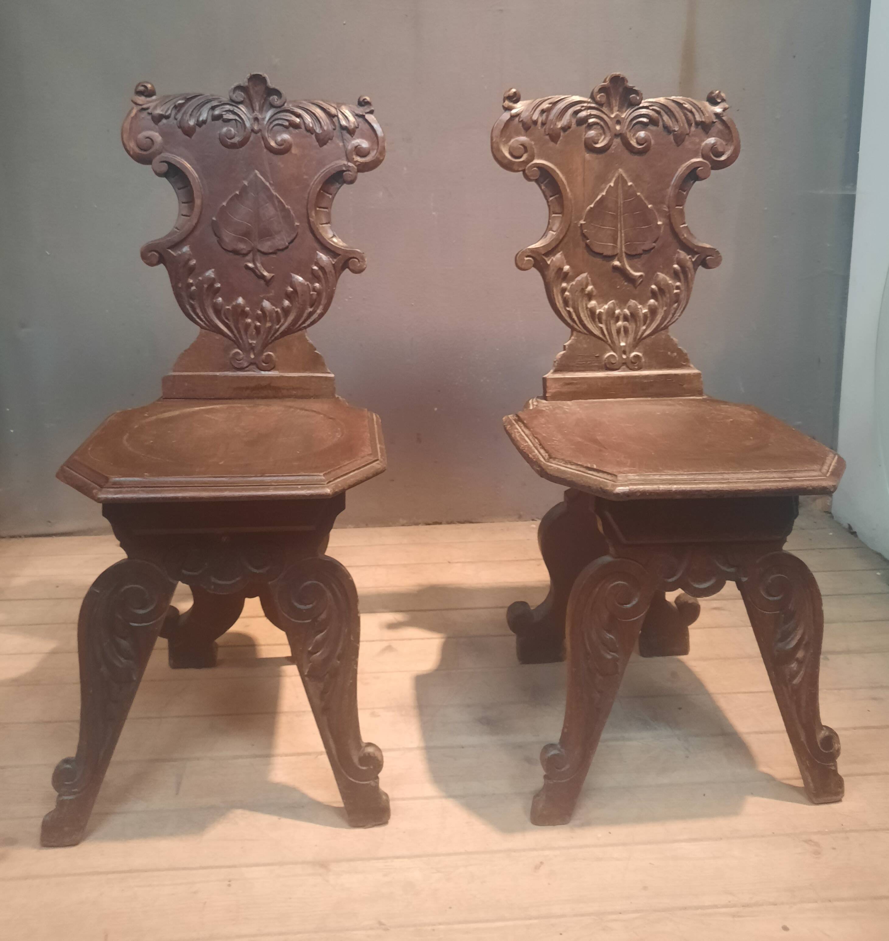 Pair of stool chairs