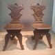 Pair of stool chairs