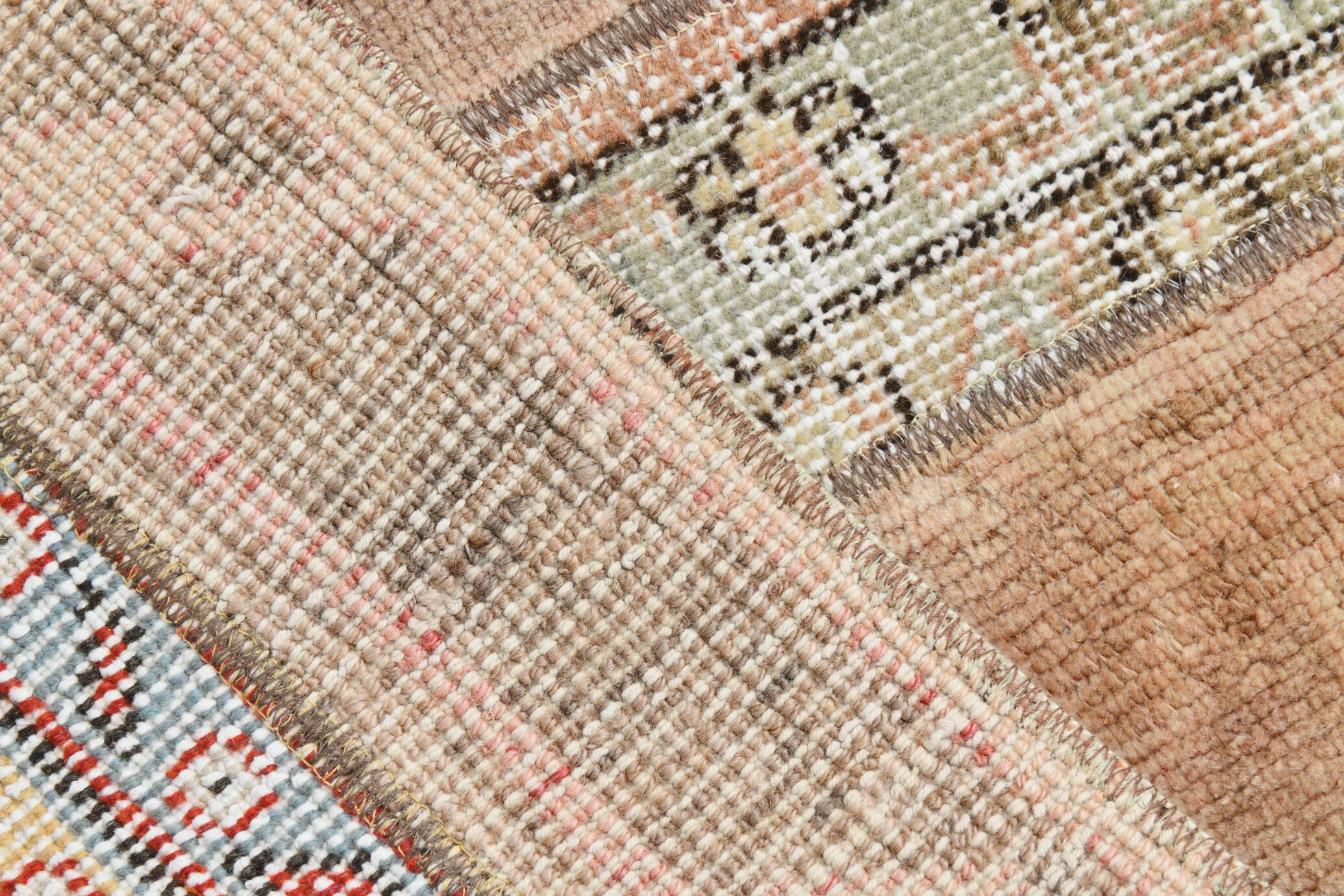 Neutral narrow vintage runner rug,64x262cm
