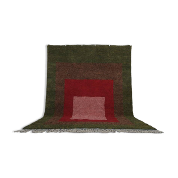 Tapis berbère beni ouraine fait main traditionnelle taille 200/300 cm