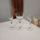 Set of St Louis glasses including 10 flutes, 12 wine glasses, and 12 water glasses.