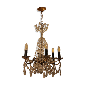 Lustre à pampilles en