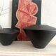 Duo of vases Claude Dumas
