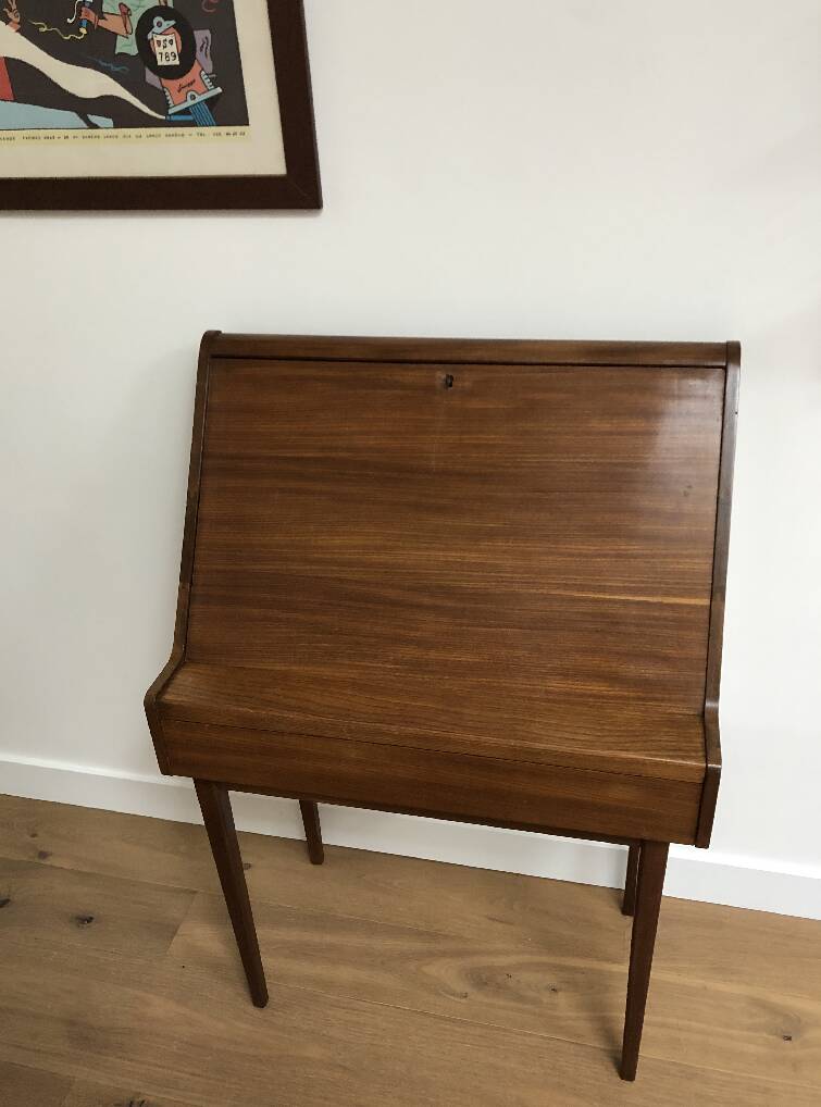 Secrétaire teck vintage 1960